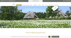 Desktop Screenshot of ferienwohnungen-fischland.com